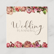 Professional Wedding Planner Elegant Blush & Pink