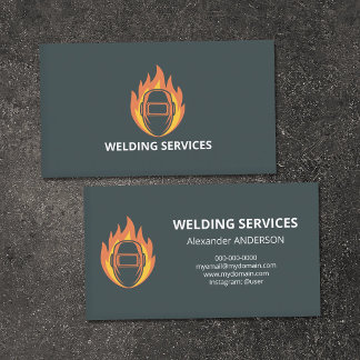 Professional Welder and Welding Services Business Card