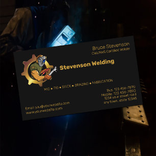 Professional Welder Business Card
