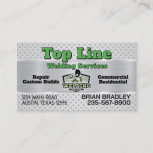Professional Welding and Fabrication Service Business Card