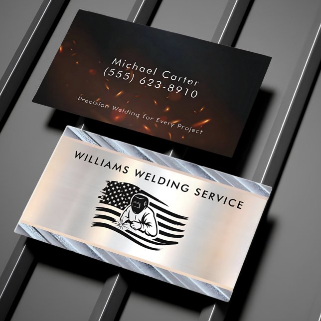 Professional Welding Contractor Business Card (Welding Contractor Business Card
)
