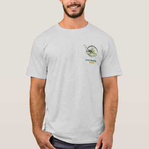 Professional White and Green Lawn Care T-Shirt