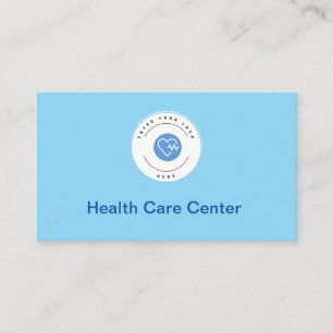 Professional White & Blue Medical Appointment Business Card