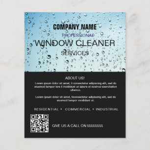 Professional WINDOW Clean Service Custom Business Flyer