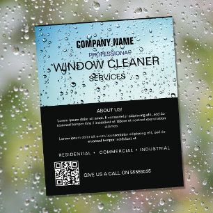 Professional WINDOW Clean Service Custom Business Flyer