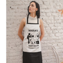Professional Womens Hair Styling Apron