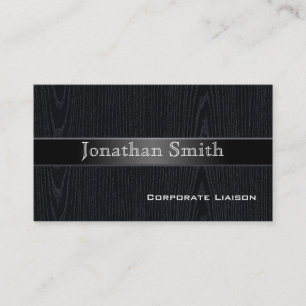 Professional Wood Grain Business Cards