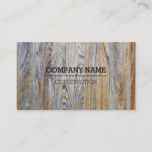 Professional Wood Grain Look #6 Business Card