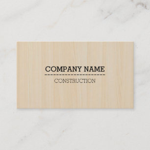 Professional Wood Grain Look Business Card