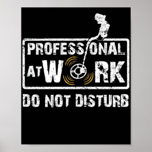 Professional Work Metal Detecting  Metal Detector Poster