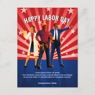 Professional Workers   American Insignia Holiday Postcard