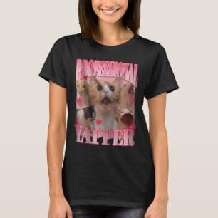 Professional Yapper Cat Funny Meme T-Shirt
