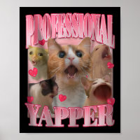 Professional Yapper Cat Funny Oddly Specific Dank 
