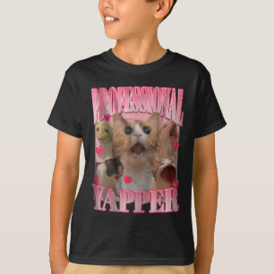 Professional Yapper Cat Funny Oddly Specific Dank T-Shirt