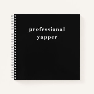 Professional Yapper Shirt – Funny Mum Gift Notebook