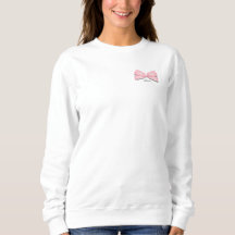 Professional Yapper Y2K Pink Bow Sweat Shirt