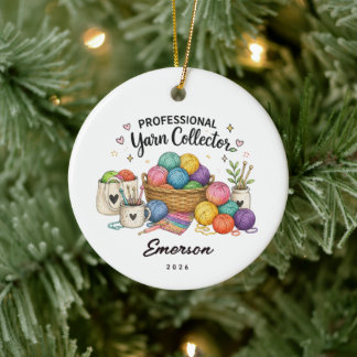 Professional Yarn Collector Ornament