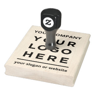 Professional Your Business Logo Custom Name Slogan Rubber Stamp