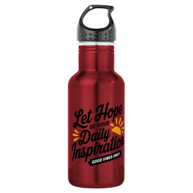 Professionally designed water bottle (Front)