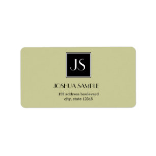 Professionally Simple Label