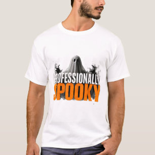 👻 Professionally Spooky Funny Halloween Quote Gif T-Shirt