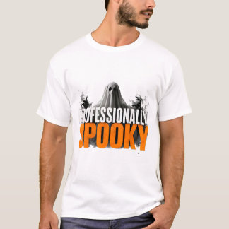 👻 Professionally Spooky Funny Halloween Quote Gif T-Shirt