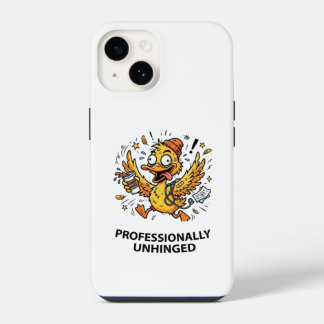 Professionally Unhinged Duck Phone Case