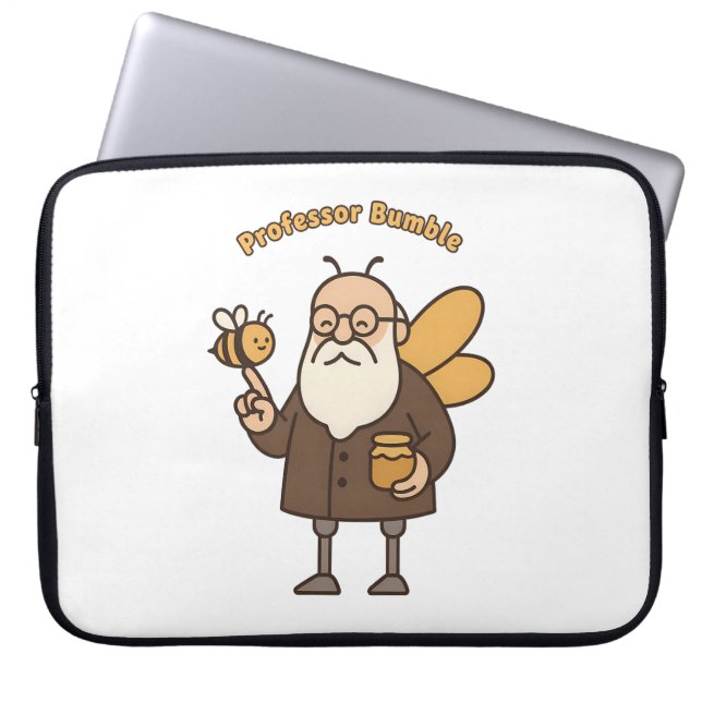 Professor Bumble Laptop Sleeve (Front)
