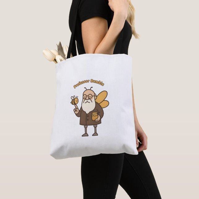 Professor Bumble Tote Bag (Close Up)