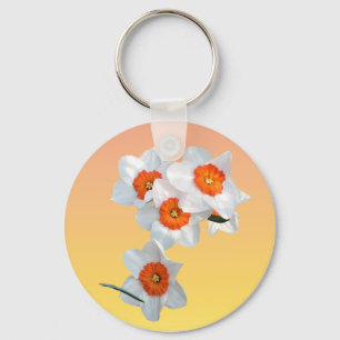 Professor Einstein's Flower Keychain