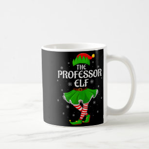 Professor Elf Christmas Family Girls Women Elf Squ Coffee Mug