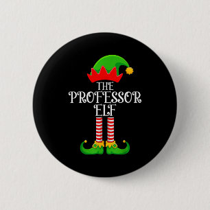 Professor Elf Christmas Family Matching Funny Love 6 Cm Round Badge