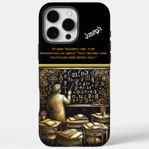 Professor Explains Formulas in Cosy Class iPhone 16 Pro Max Case