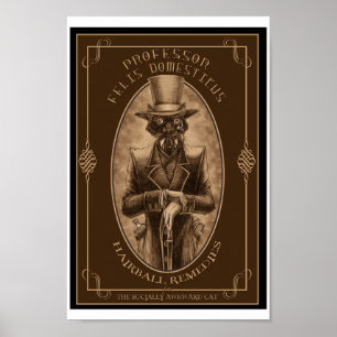 Professor Felis DOmesticus Poster