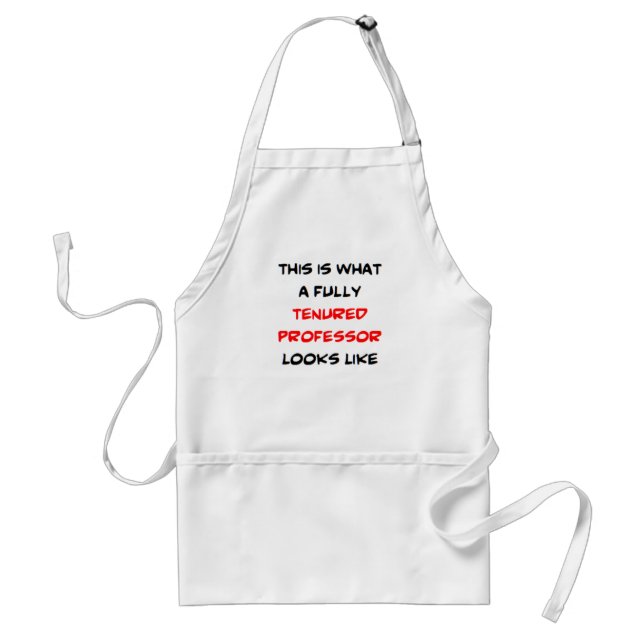 professor fully tenured standard apron (Front)