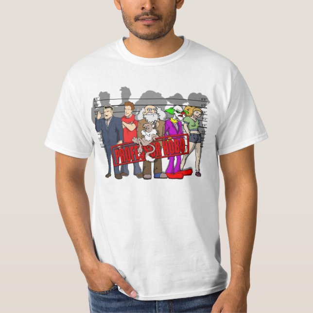Professor Hobo "Unusual Suspects" T-shirt (Front)