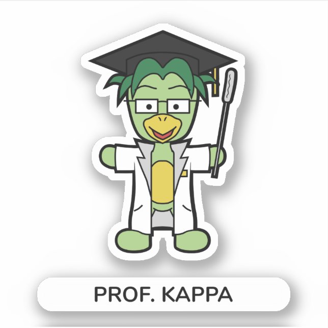 Professor Kappa, Doctor of Yokai Studies (Front)