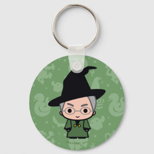 Professor McGonagall Cartoon Character Art Key Ring