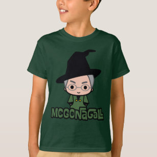 Professor McGonagall Cartoon Character Art T-Shirt