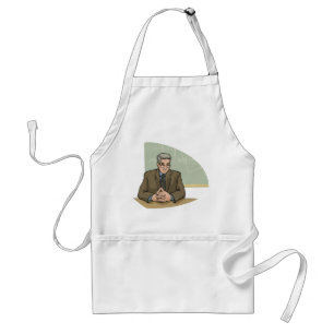 Professor Scholar Male Educator Teacher Standard Apron