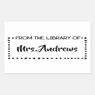 Professor Teacher Art Property Classroom Art Stude Rectangular Sticker