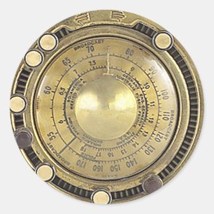 Professor Temple's Adaptive Marconiscope Classic Round Sticker