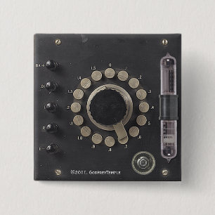 Professor Temple's Ether Condenser 15 Cm Square Badge