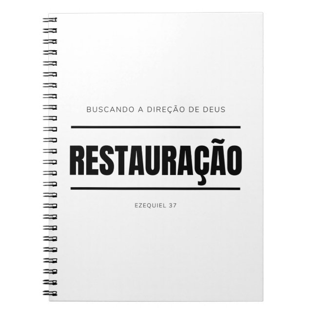 Profetizando - Caderno personalizado Notebook (Front)