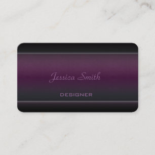 Proffesional elegant modern velvet business card