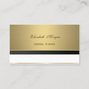Proffesional Modern Luxury Elegant Golden Business Card