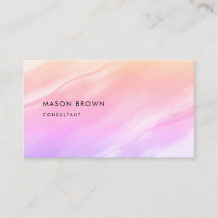 Profi Modern Beach Abstract Watercolor Business Card