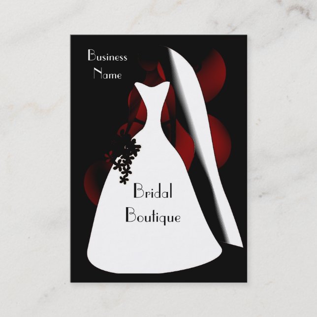 Profile Card Bridal Dress Boutique Business 2 (Front)
