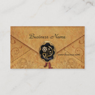 Profile Card Business Antique Envelope Jewel