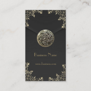 Profile Card Business Sepia Black Velvet